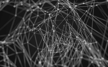 Soyut çokgen uzay düşük poligonal arkaplan 