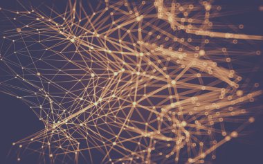 Soyut çokgen uzay düşük poligonal arkaplan 