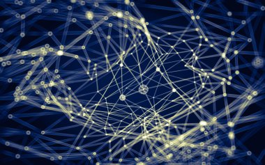 Soyut çokgen uzay düşük poligonal arkaplan 