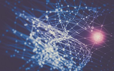 Soyut çokgen uzay düşük poligonal arkaplan 