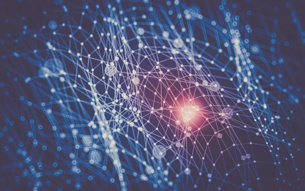 Soyut çokgen uzay düşük poligonal arkaplan 