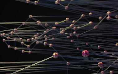 Soyut çokgen uzay düşük poligonal arkaplan 