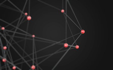 Soyut çokgen uzay düşük poligonal arkaplan 