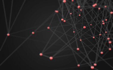 Soyut çokgen uzay düşük poligonal arkaplan 