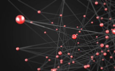 Soyut çokgen uzay düşük poligonal arkaplan 