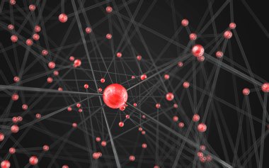 Soyut çokgen uzay düşük poligonal arkaplan 