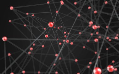 Soyut çokgen uzay düşük poligonal arkaplan 