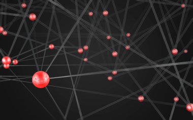 Soyut çokgen uzay düşük poligonal arkaplan 