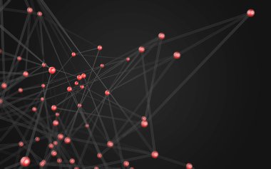 Soyut çokgen uzay düşük poligonal arkaplan 