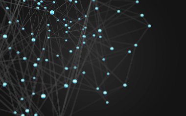 Soyut çokgen uzay düşük poligonal arkaplan 