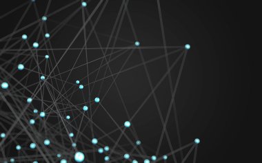 Soyut çokgen uzay düşük poligonal arkaplan 