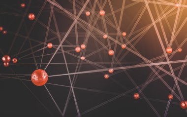 Soyut çokgen uzay düşük poligonal arkaplan 