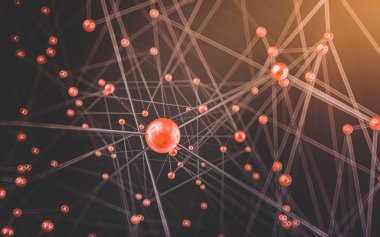 Soyut çokgen uzay düşük poligonal arkaplan 