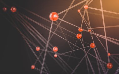 Soyut çokgen uzay düşük poligonal arkaplan 