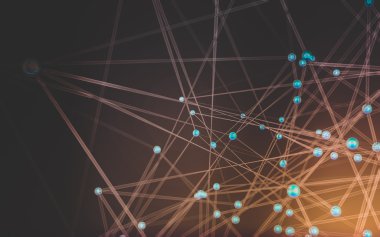 Soyut çokgen uzay düşük poligonal arkaplan 