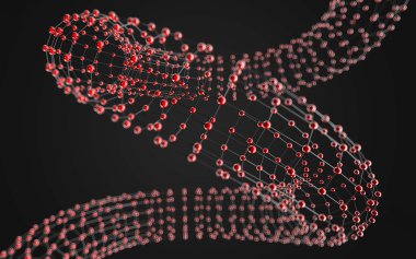 Soyut çokgen uzay düşük poligonal arkaplan 