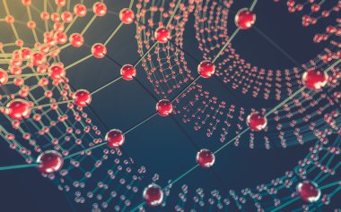 Soyut çokgen uzay düşük poligonal arkaplan 