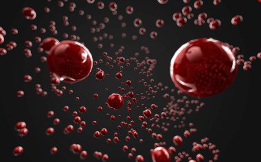 Soyut çokgen uzay düşük poligonal arkaplan 