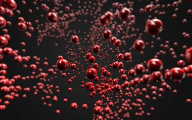 Soyut çokgen uzay düşük poligonal arkaplan 