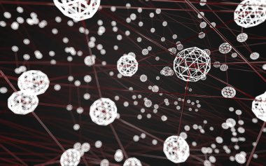 Soyut çokgen uzay düşük poligonal arkaplan 