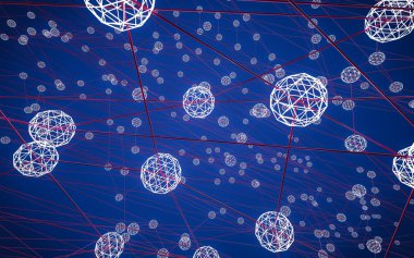 Soyut çokgen uzay düşük poligonal arkaplan 