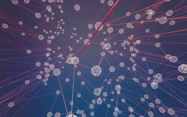 Soyut çokgen uzay düşük poligonal arkaplan 