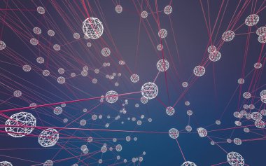 Soyut çokgen uzay düşük poligonal arkaplan 