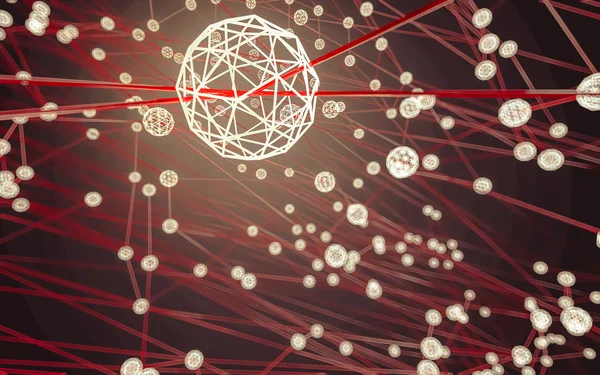 Soyut çokgen uzay düşük poligonal arkaplan 