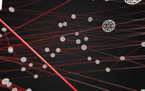 Soyut çokgen uzay düşük poligonal arkaplan 