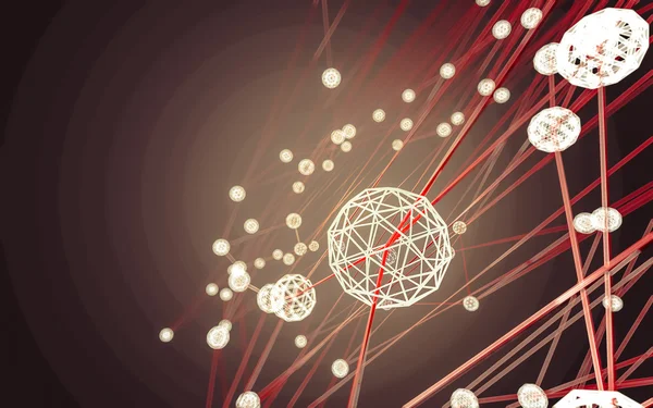 Soyut çokgen uzay düşük poligonal arkaplan 