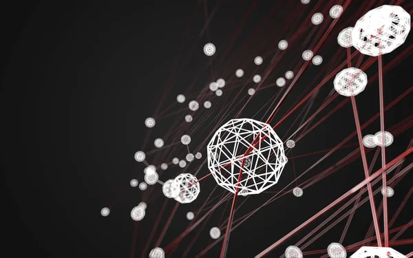 Soyut çokgen uzay düşük poligonal arkaplan 