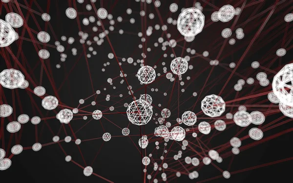 Soyut çokgen uzay düşük poligonal arkaplan 