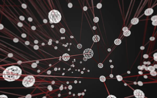 Soyut çokgen uzay düşük poligonal arkaplan 