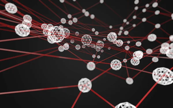 Soyut çokgen uzay düşük poligonal arkaplan 