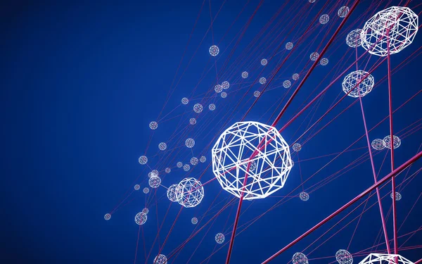 Soyut çokgen uzay düşük poligonal arkaplan 