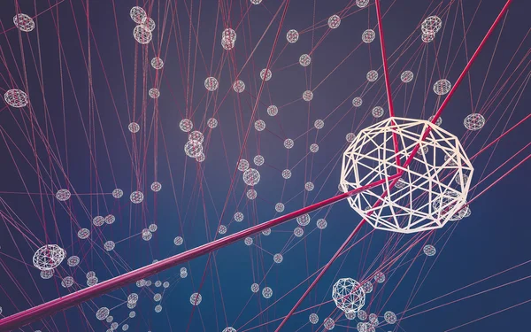 Soyut çokgen uzay düşük poligonal arkaplan 