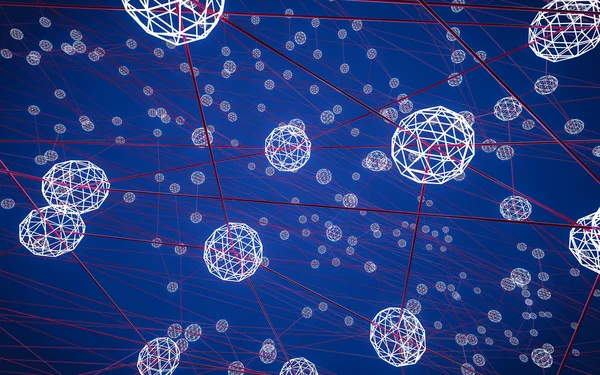 Soyut çokgen uzay düşük poligonal arkaplan 