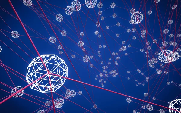 Soyut çokgen uzay düşük poligonal arkaplan 