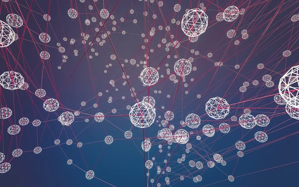 Soyut çokgen uzay düşük poligonal arkaplan 