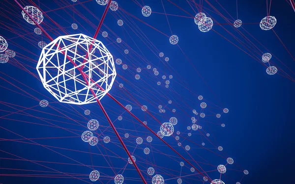 Soyut çokgen uzay düşük poligonal arkaplan 