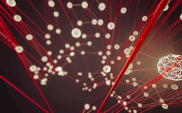 Soyut çokgen uzay düşük poligonal arkaplan 