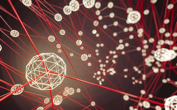 Soyut çokgen uzay düşük poligonal arkaplan 