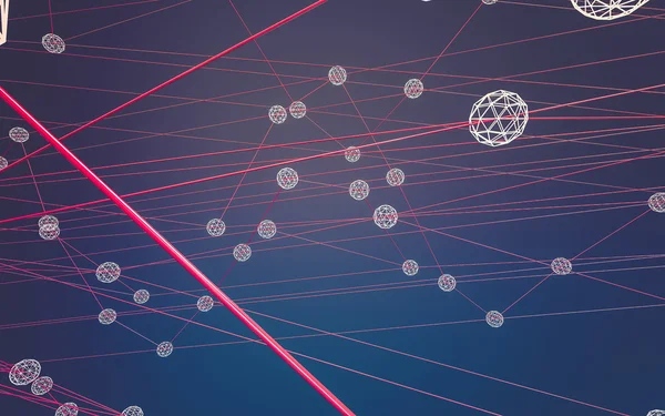 Soyut çokgen uzay düşük poligonal arkaplan 