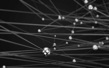 Soyut çokgen uzay düşük poligonal arkaplan 