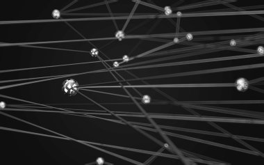 Soyut çokgen uzay düşük poligonal arkaplan 