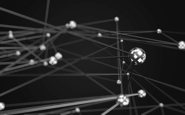 Soyut çokgen uzay düşük poligonal arkaplan 