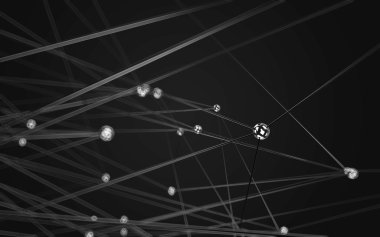 Soyut çokgen uzay düşük poligonal arkaplan 