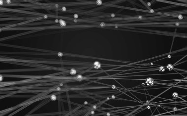 Soyut çokgen uzay düşük poligonal arkaplan 