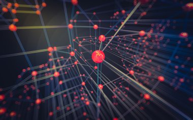 Soyut çokgen uzay düşük poligonal arkaplan 