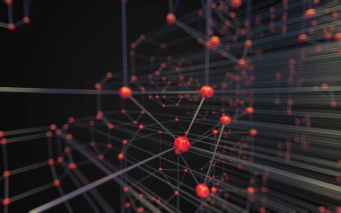 Soyut çokgen uzay düşük poligonal arkaplan 